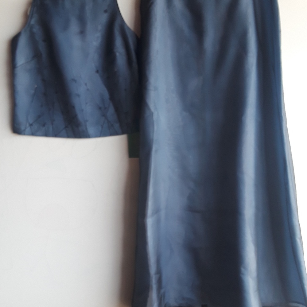 Beautiful beaded top and skirt prom/after 5 dress